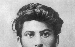 Josef Stalin in seiner Jugend...