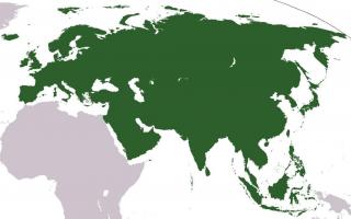 Lokasi geografi Eurasia